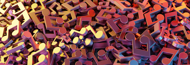 Music Notes Pile